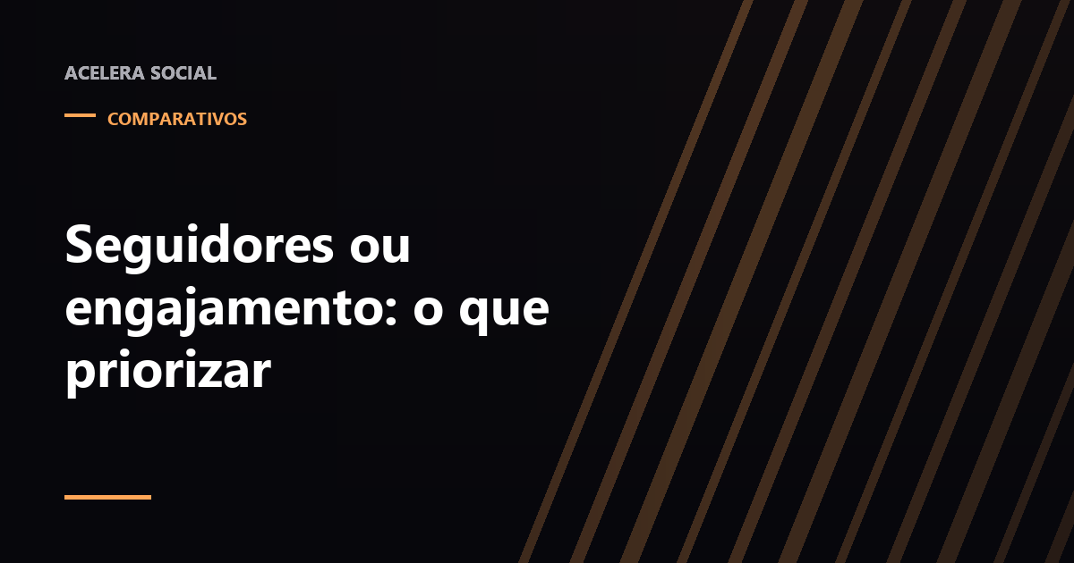 Balança comparando um contador de seguidores de um lado e ícones de interação do outro