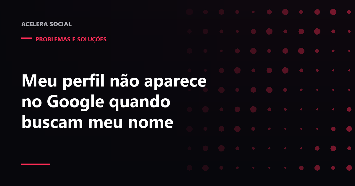 Campo de busca com um resultado vazio ao lado de um cartão de perfil social