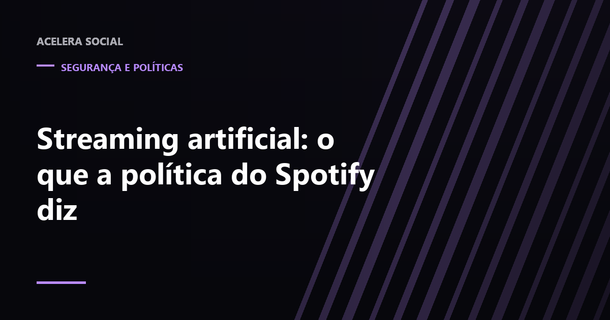Celular tocando uma faixa ao lado de uma página de regras de plataforma aberta