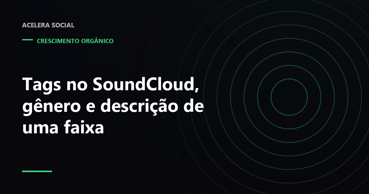 Formulário de upload de uma faixa com os campos de gênero e tags em destaque