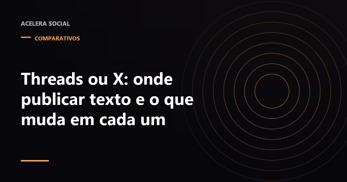 Dois campos de texto lado a lado, um com resposta encadeada e outro com repost