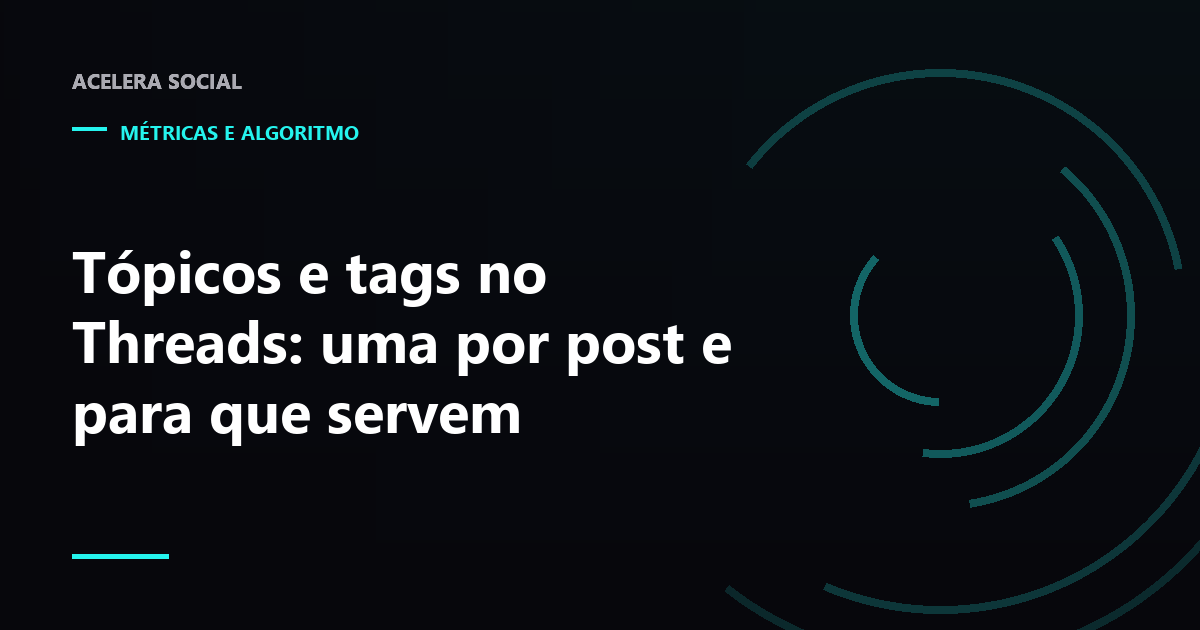 Uma etiqueta de assunto ligada a uma sala de conversa, ao lado de um bloco de hashtags empilhadas descartado