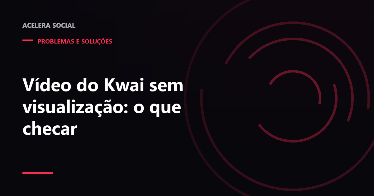Celular com vídeo vertical aberto e contador de visualizações parado em zero, ao lado de uma lista de itens marcados
