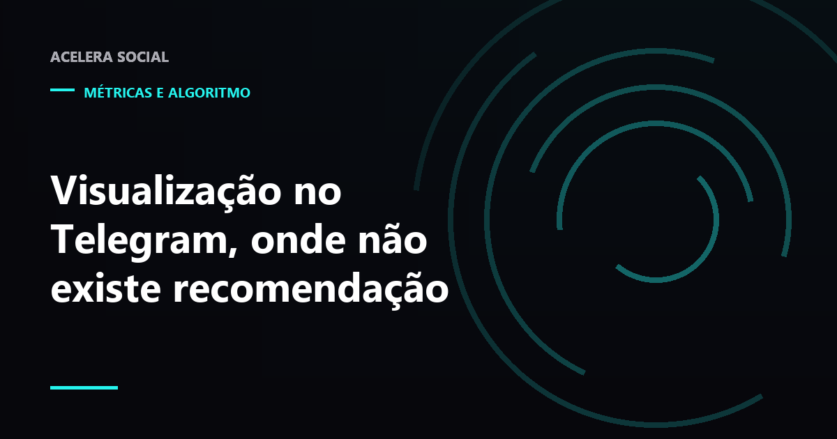 Coluna de mensagens de um canal do Telegram com o contador de visualizações repetido sob cada uma