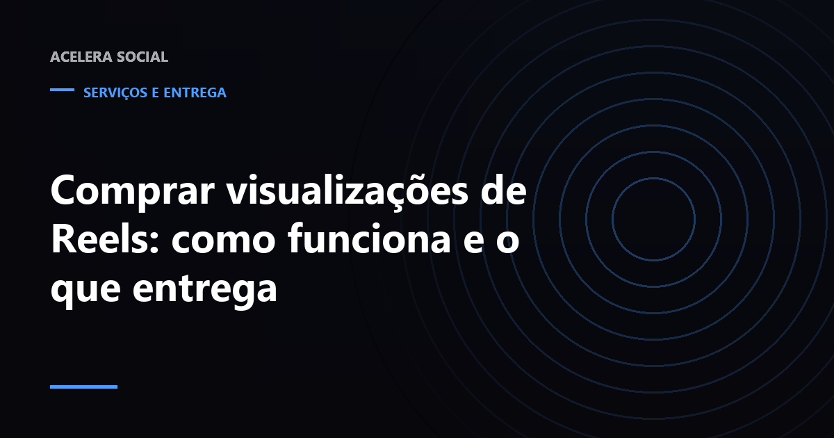 Vídeo vertical em um celular com o contador de visualizações destacado ao lado das outras linhas de métrica do post