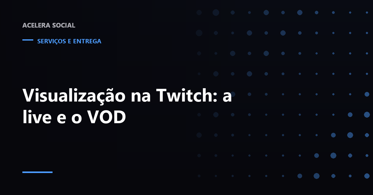Três endereços da Twitch lado a lado, transmissão ao vivo, gravação e clipe, cada um com um contador próprio