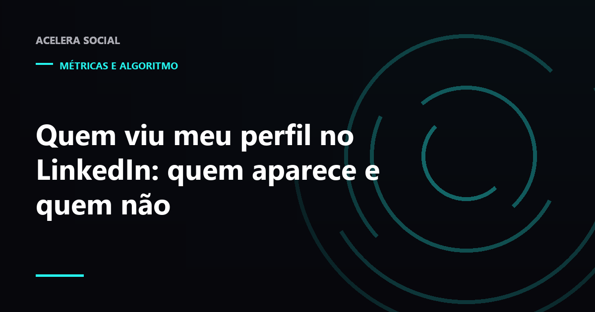 Lista de visitantes de um perfil do LinkedIn com alguns nomes visíveis e outros ocultos