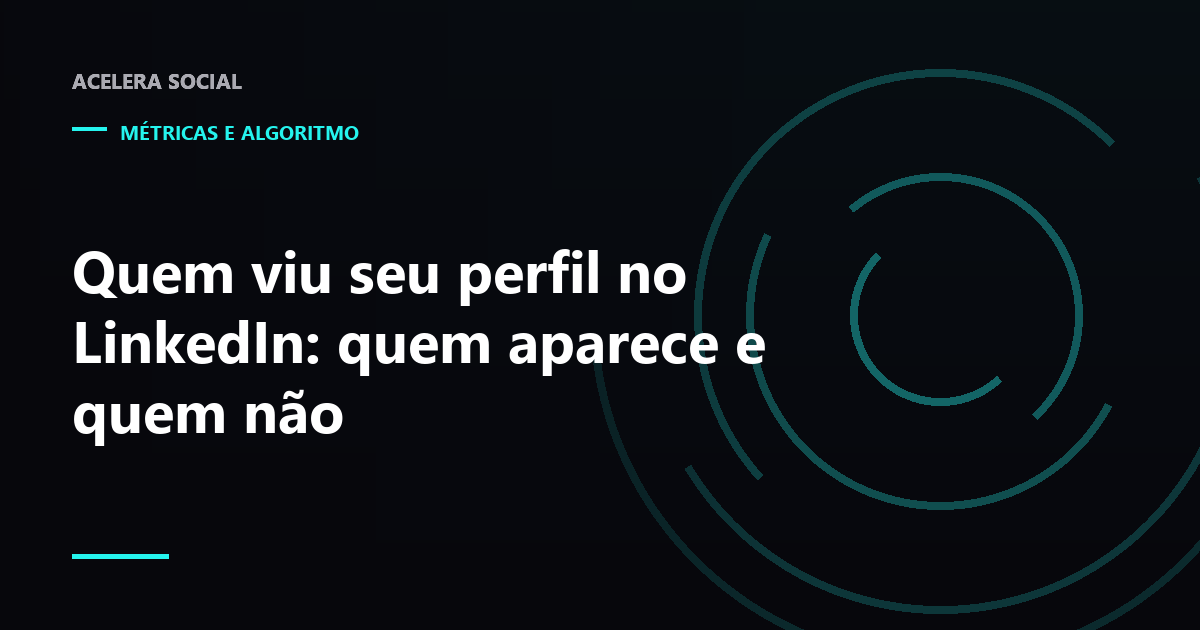 Lista de visitantes de um perfil do LinkedIn com alguns nomes visíveis e outros ocultos
